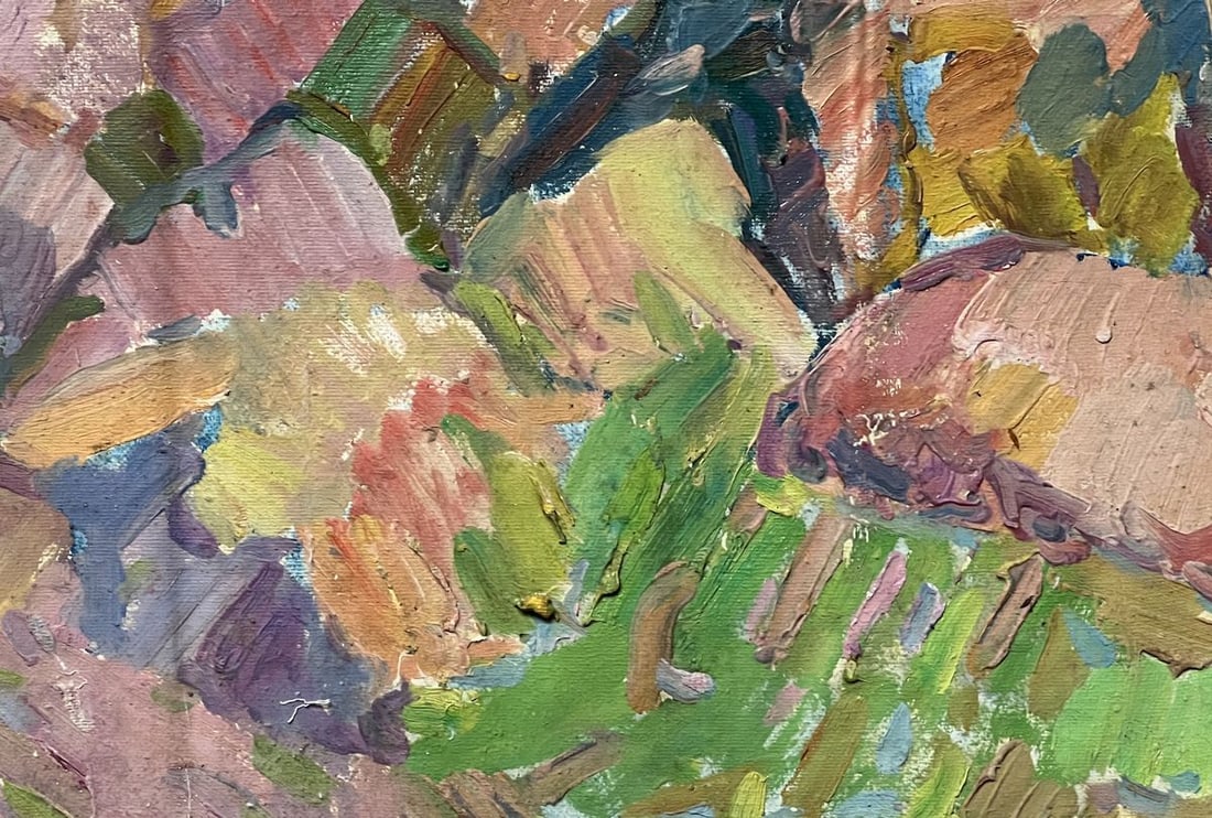 Oil painting rocks Peter Tovpev - 10