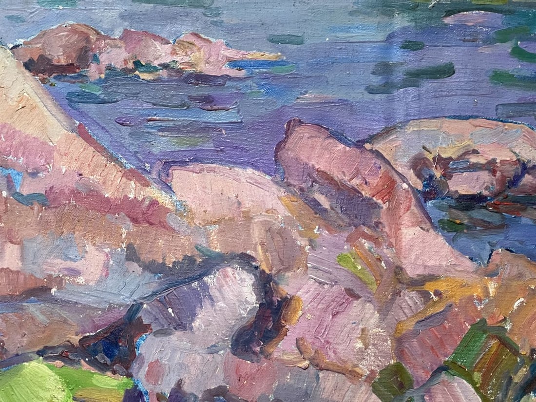 Oil painting rocks Peter Tovpev - 6