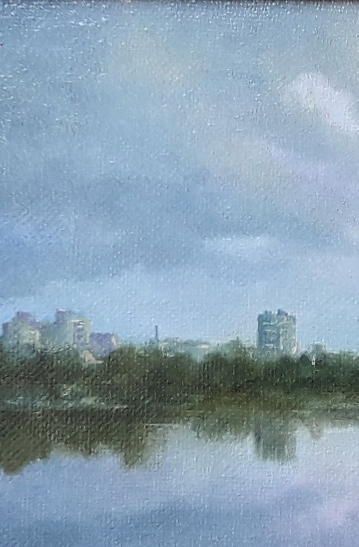 Oil painting urban landscape Korkishko Vasily - 3