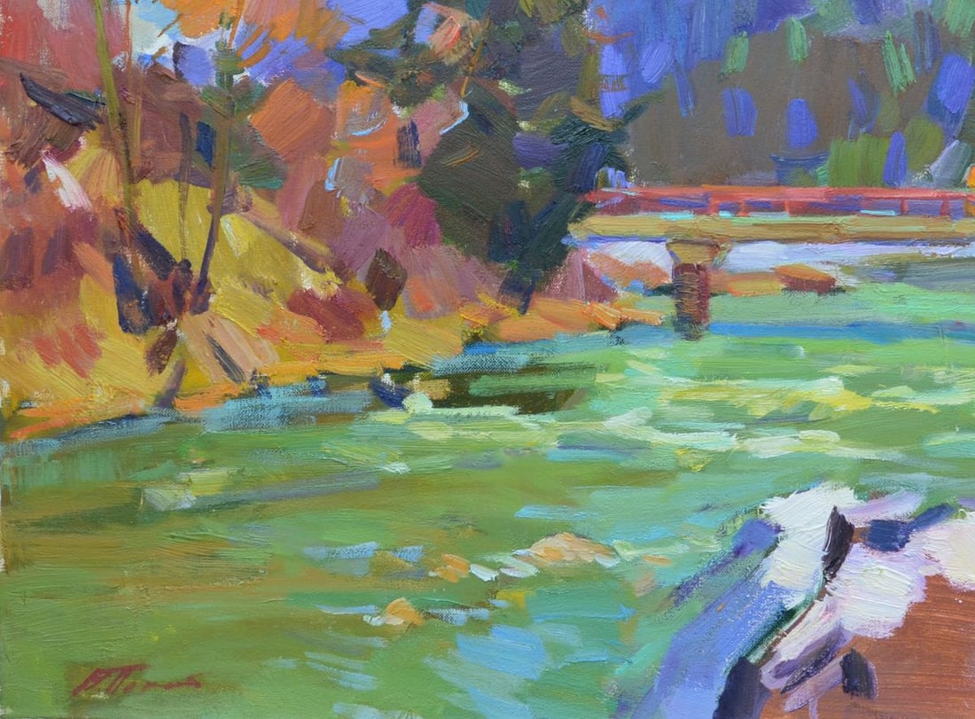 Oli painting March Tepeta Miacheslav - 2