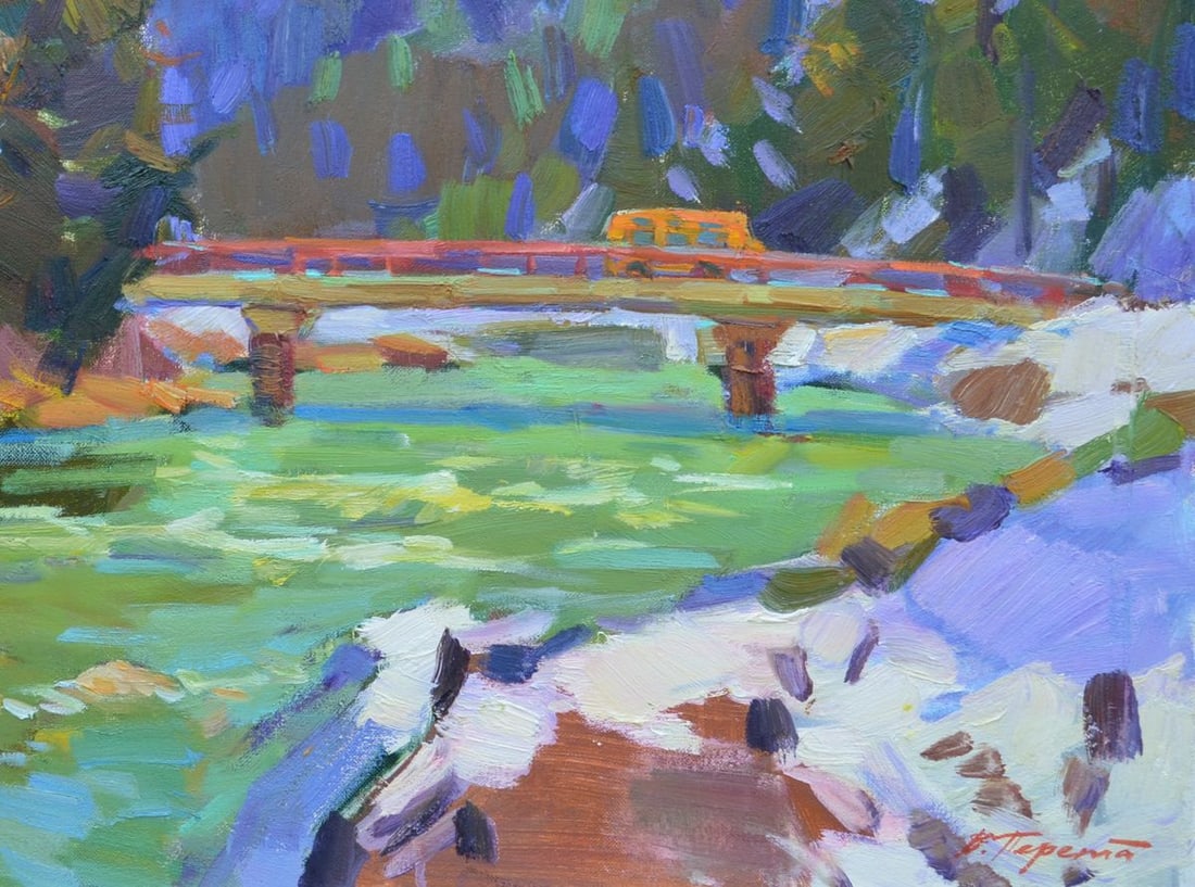 Oli painting March Tepeta Miacheslav - 5