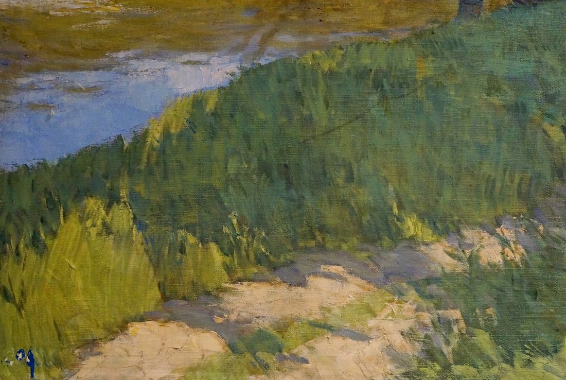 Oil painting Guy by the shore Filbert Alexander Alexandrovich - 2