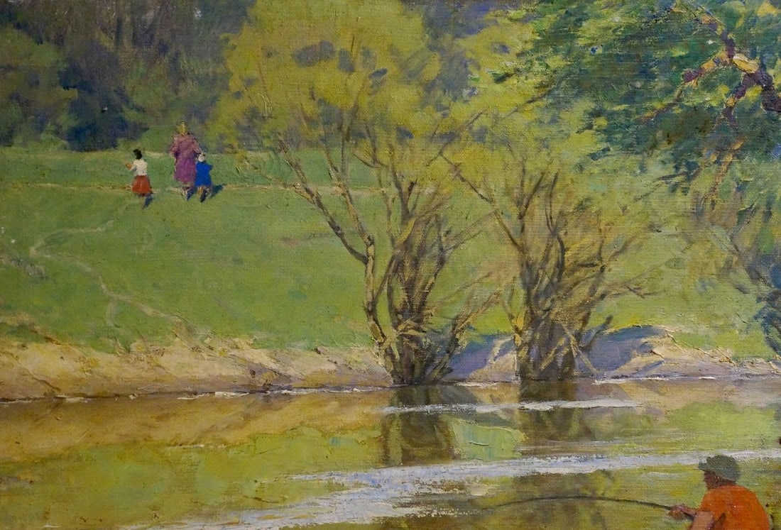 Oil painting Guy by the shore Filbert Alexander Alexandrovich - 3