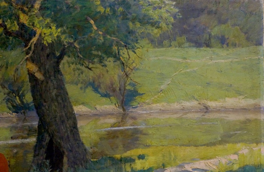 Oil painting Guy by the shore Filbert Alexander Alexandrovich - 4