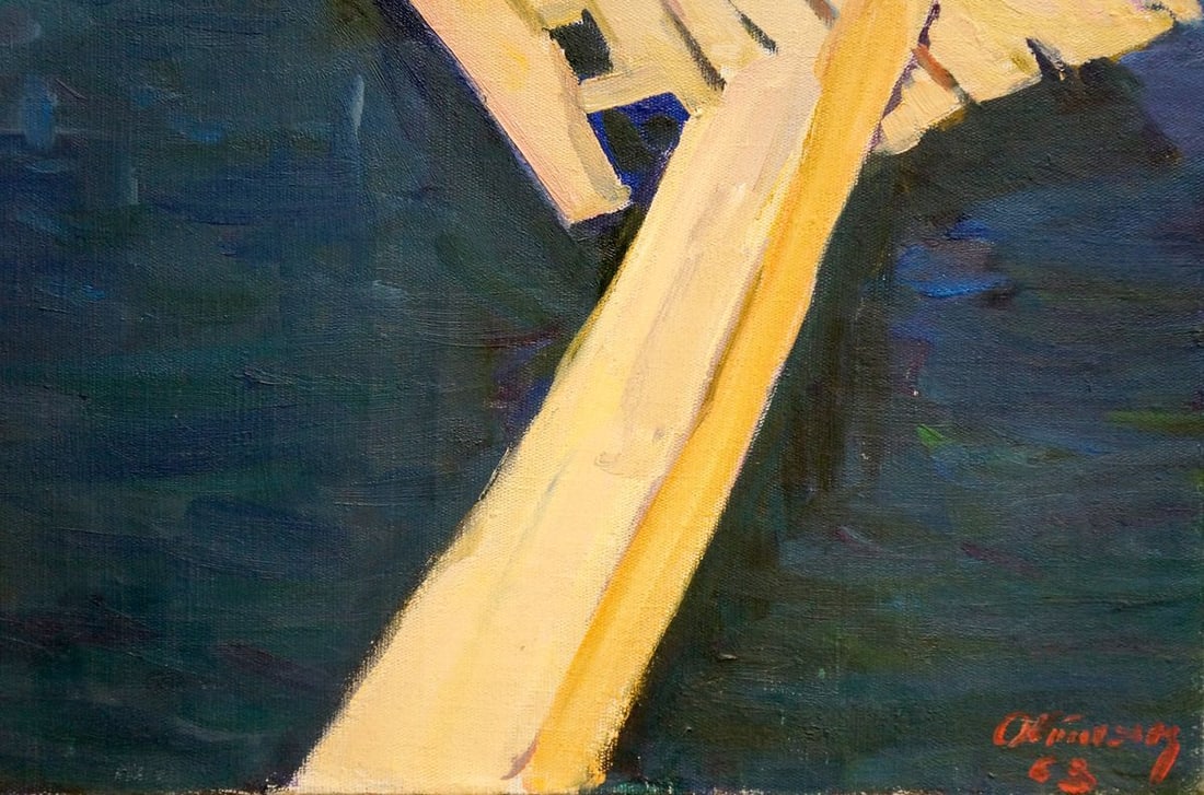 Oil painting Ferry boats Atayan Armen Arshakovich - 5