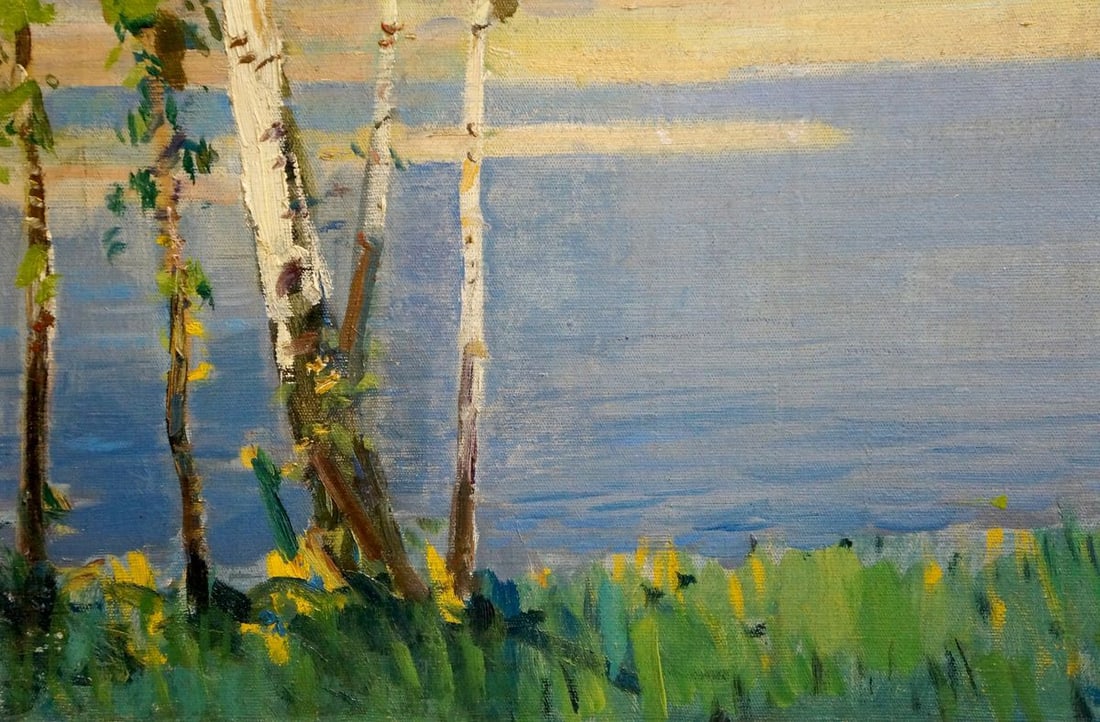 Oil painting Birches by the river Bezugly Daniil Ivanovich - 2