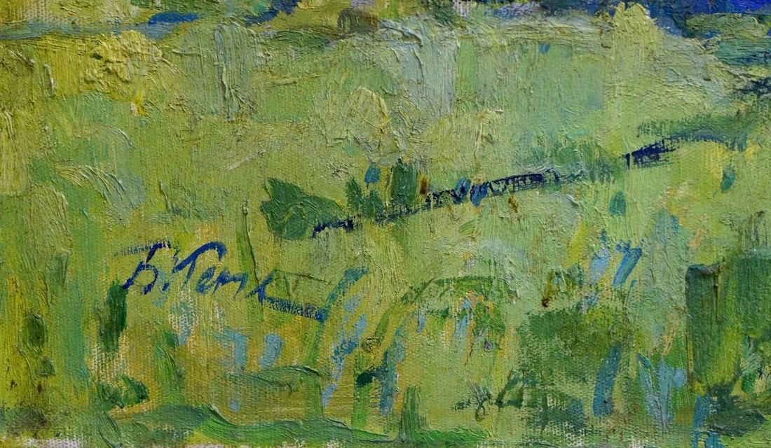 Oil painting River landscape Gerus Boris Stepanovich - 6