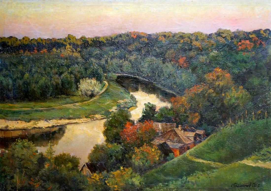 Oil painting Landscape Poymanov Y. S. (1 of 8)