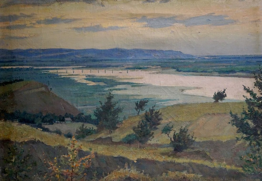 Oil painting Evening landscape Koshevoy Victor Ivanovich (1 of 8)