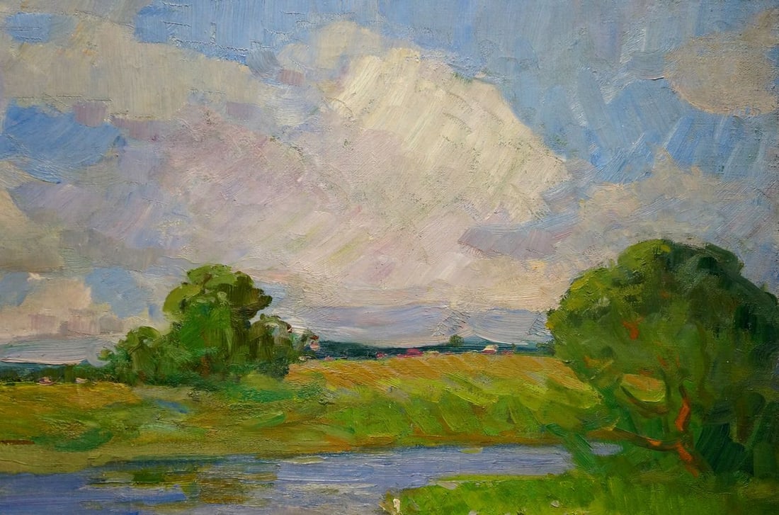 Oil painting Landscape Sevastyanov Victor Grigorievich - 4