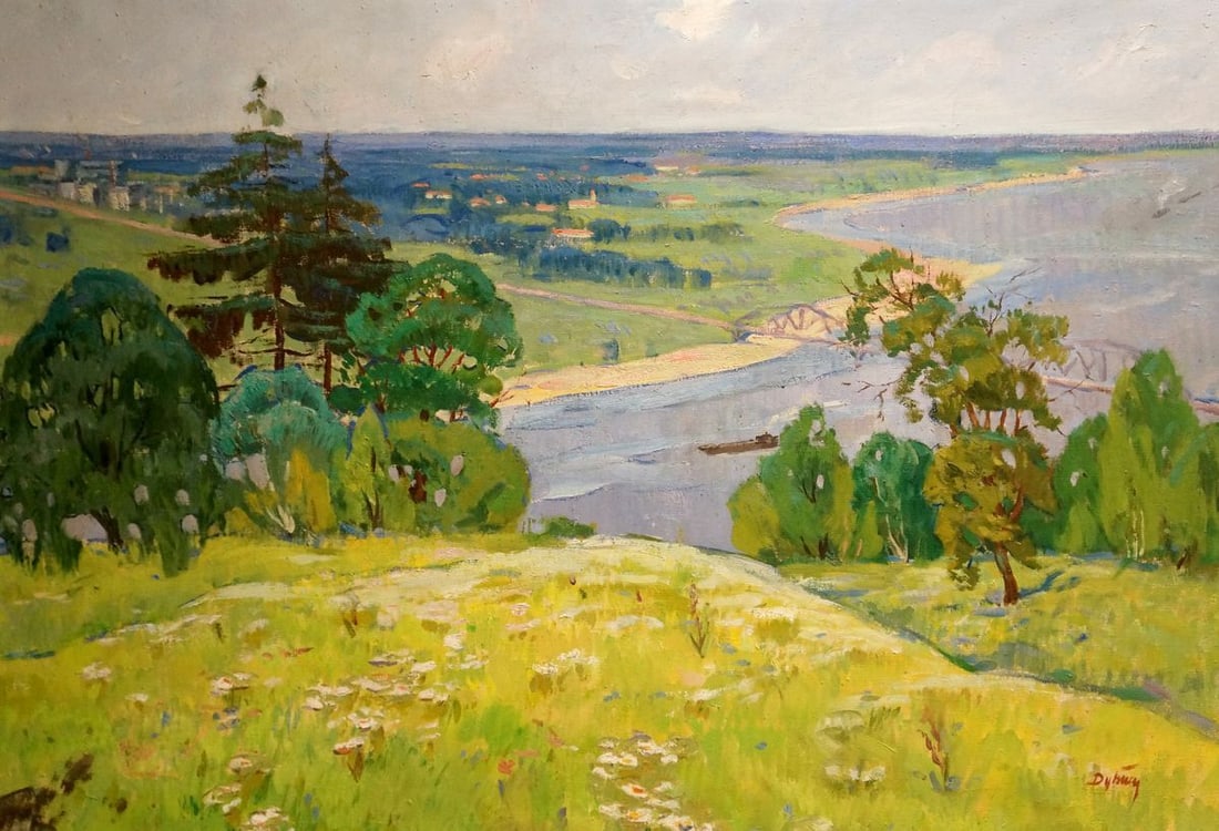 Oil painting Landscape Dubish Ivan Ivanovich (1 of 8)