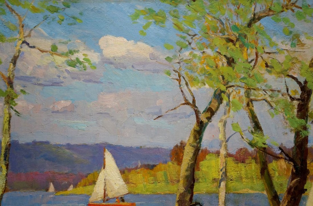 Oil painting landscape Dobrzhansky Victor Mikhailovich - 4