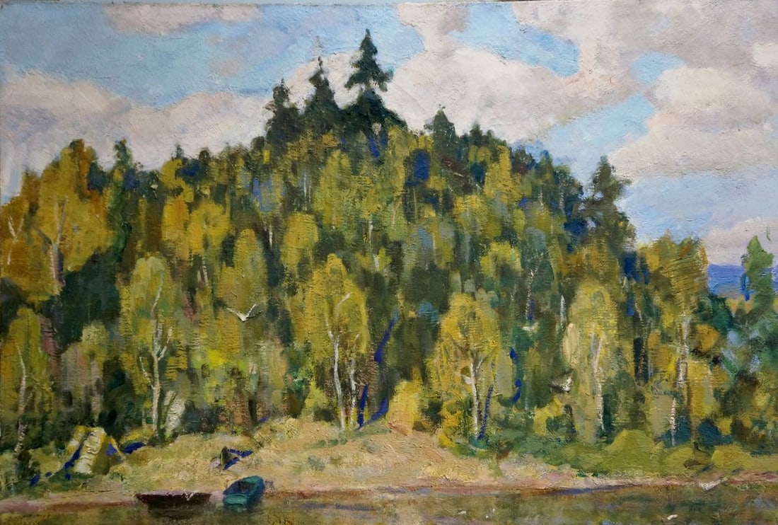 Oil painting Near the shore Nesterenko Boris Grigorievich - 3