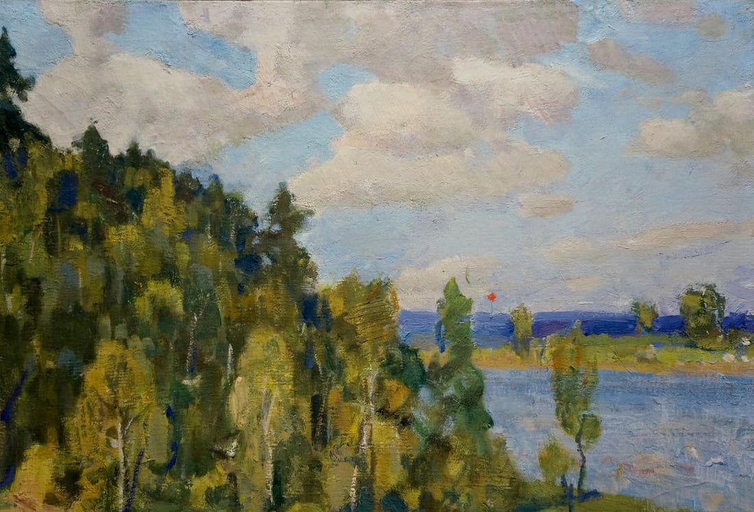 Oil painting Near the shore Nesterenko Boris Grigorievich - 4