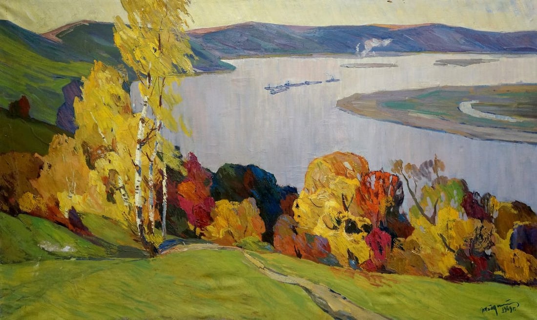 Oil painting Landscape Bednoshey Daniil Panteleyevich (1 of 8)