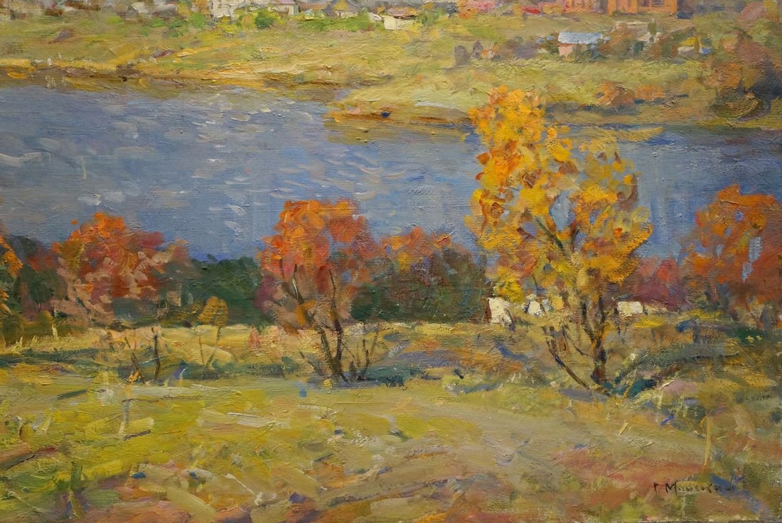 Oil painting Autumn landscape Minskiy Grigoriy Semenovich - 5
