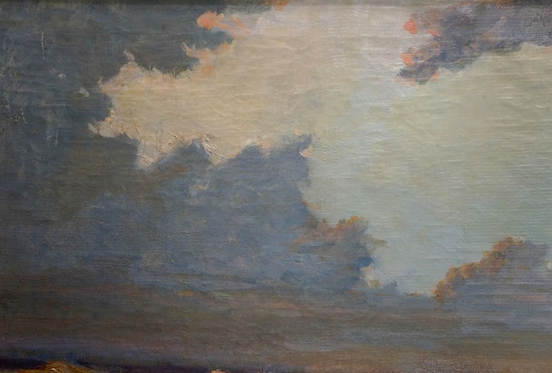 Oil painting River landscape Nevkritiy Denis Nikiforovich - 3