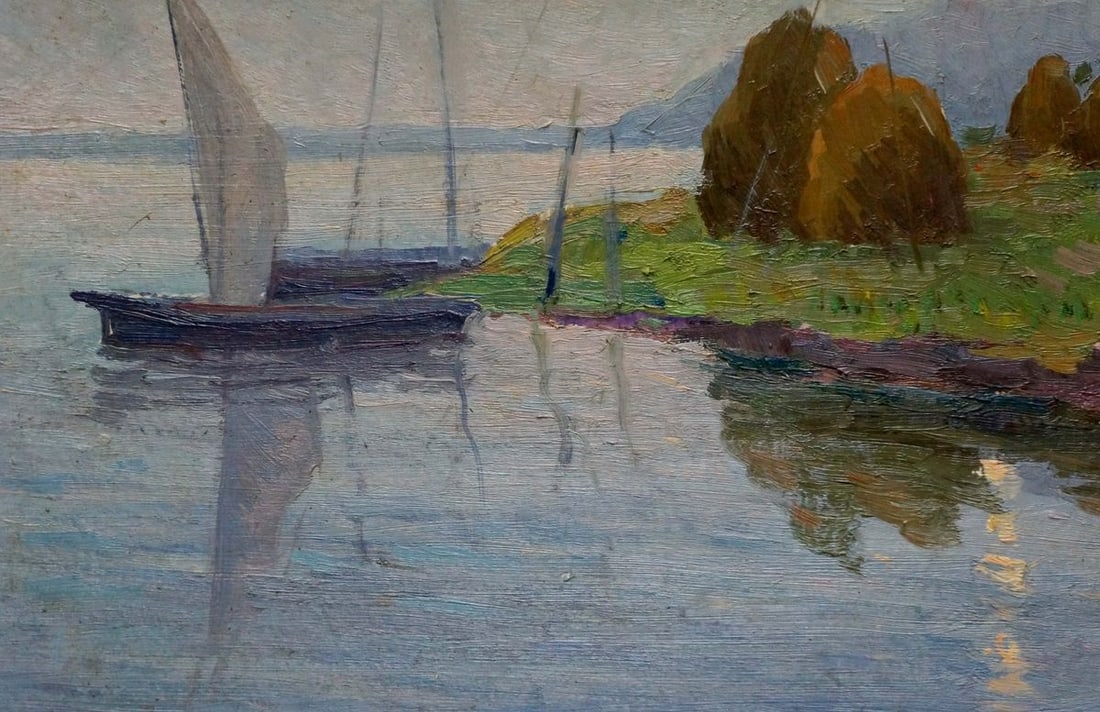 Oil painting Near the shore Stremsky Alexander Ivanovich - 2