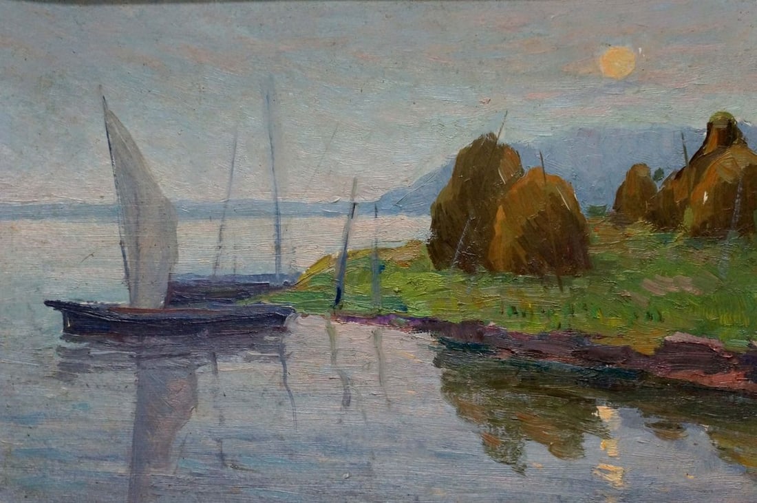 Oil painting Near the shore Stremsky Alexander Ivanovich - 3