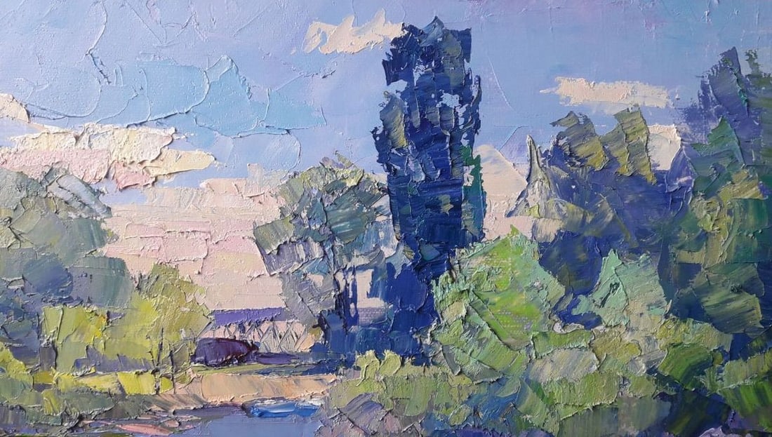 oil painting Dniprovska inflow Serdyuk Boris Petrovich - 4