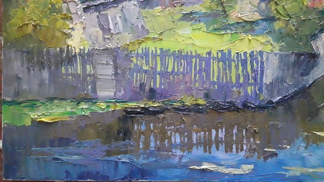 oil painting Worm day Serdyuk Boris Petrovich - 2