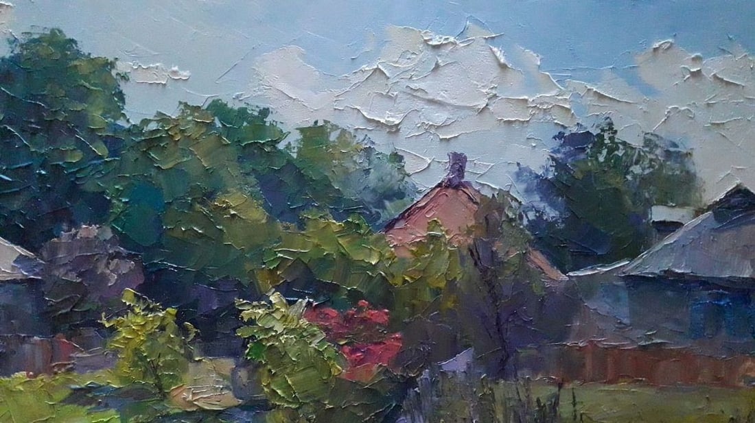 oil painting Worm day Serdyuk Boris Petrovich - 3