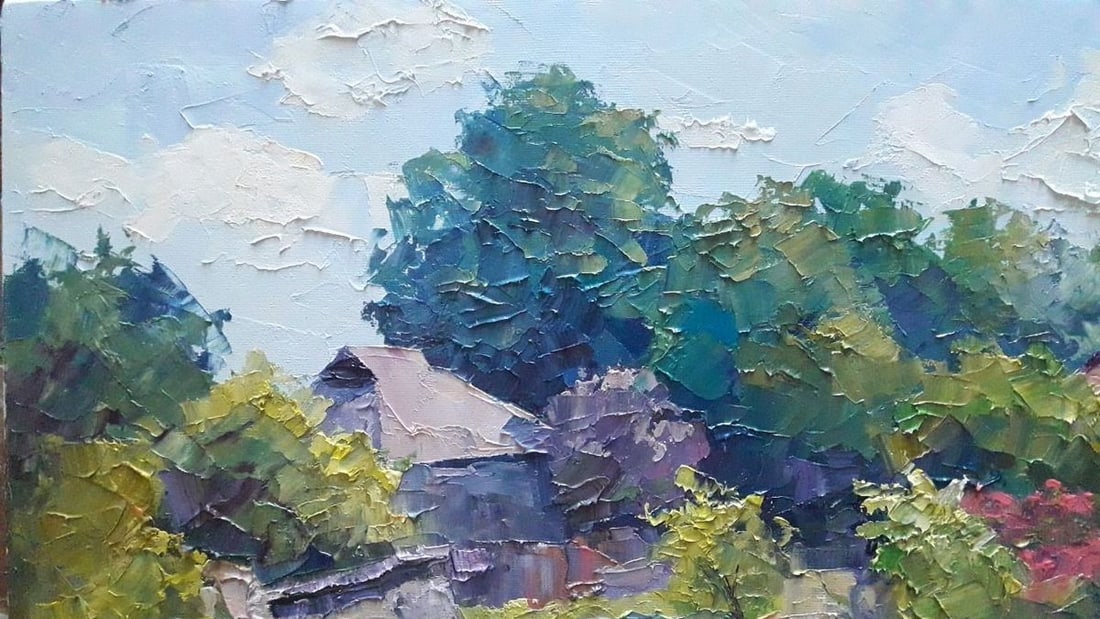 oil painting Worm day Serdyuk Boris Petrovich - 4