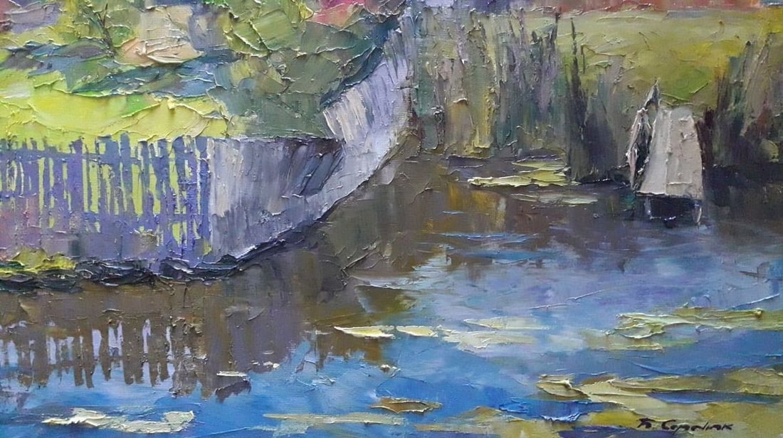 oil painting Worm day Serdyuk Boris Petrovich - 5