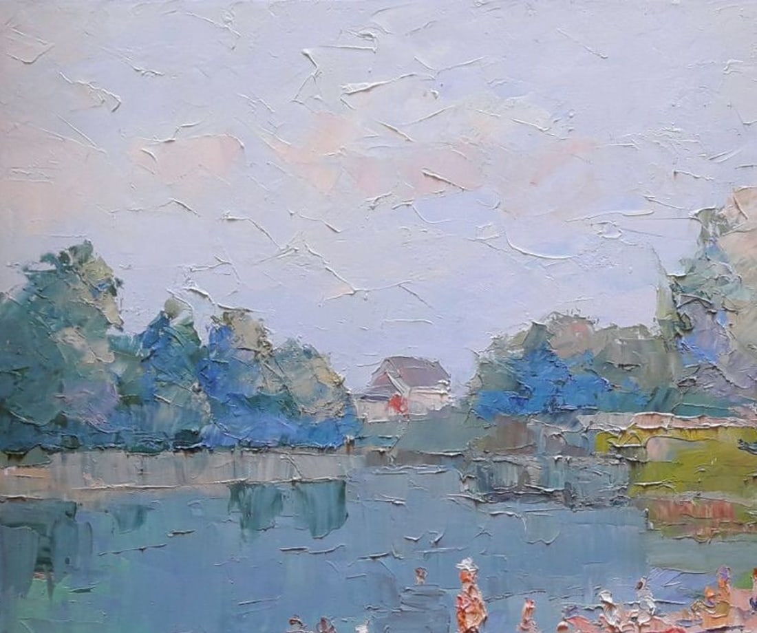 Oil painting summer is in full swing Serdyuk Boris Petrovich - 2