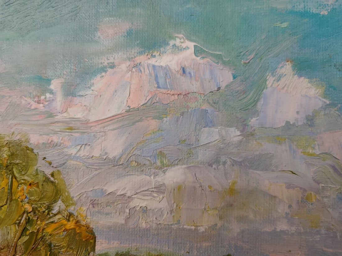 Oil painting Autumn on the levada Mishurovsky V. V. - 5