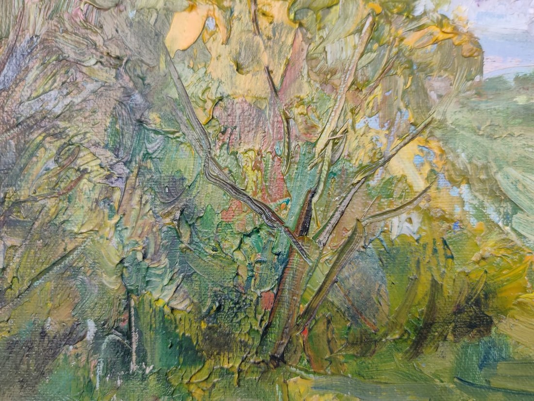 Oil painting Autumn on the levada Mishurovsky V. V. - 6