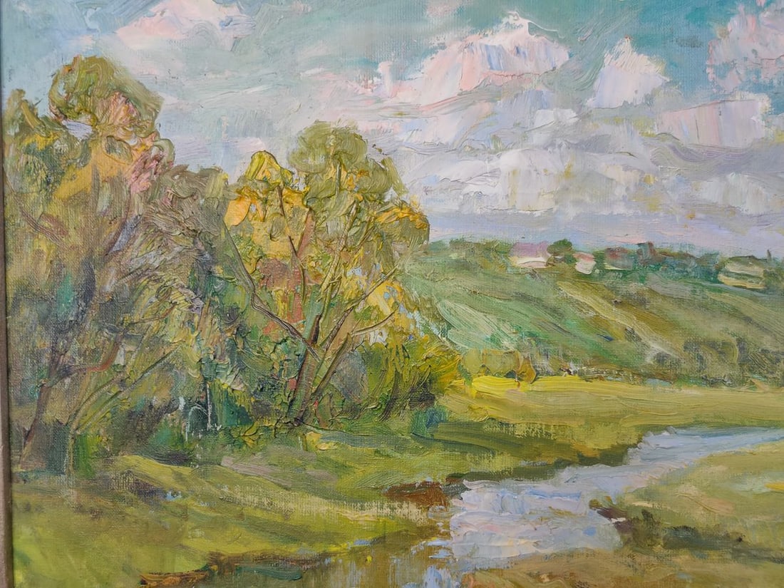 Oil painting Autumn on the levada Mishurovsky V. V. - 7