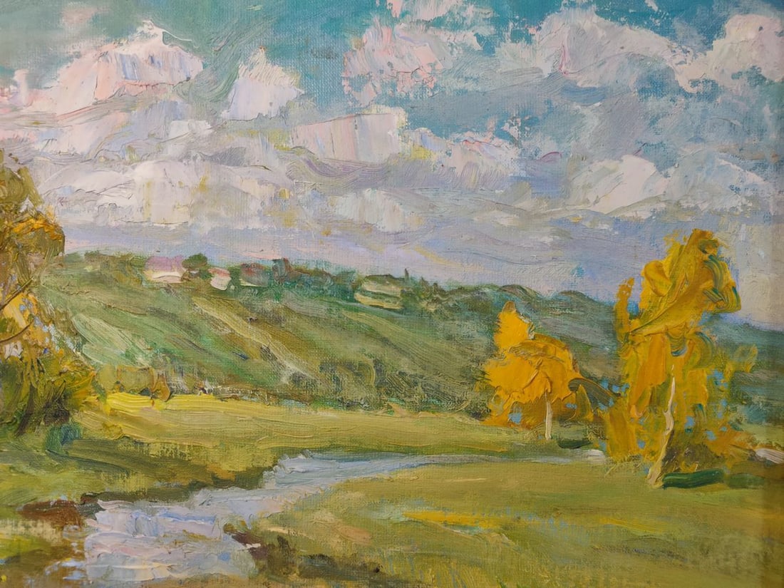 Oil painting Autumn on the levada Mishurovsky V. V. - 8