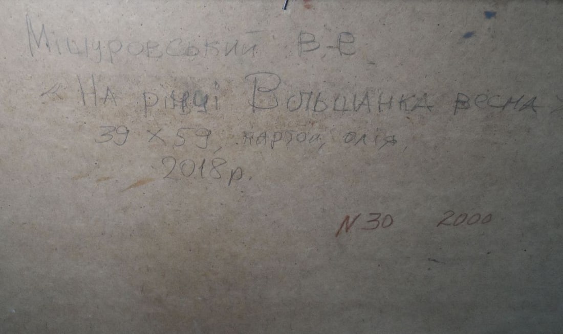 Oil painting Spring on the river Mishurovsky V. V. - 10