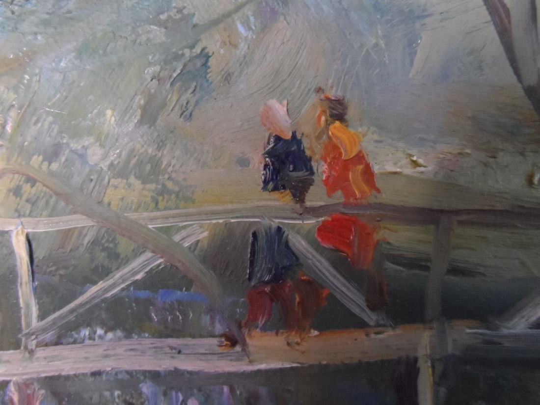 Oil painting Spring on the river Mishurovsky V. V. - 7