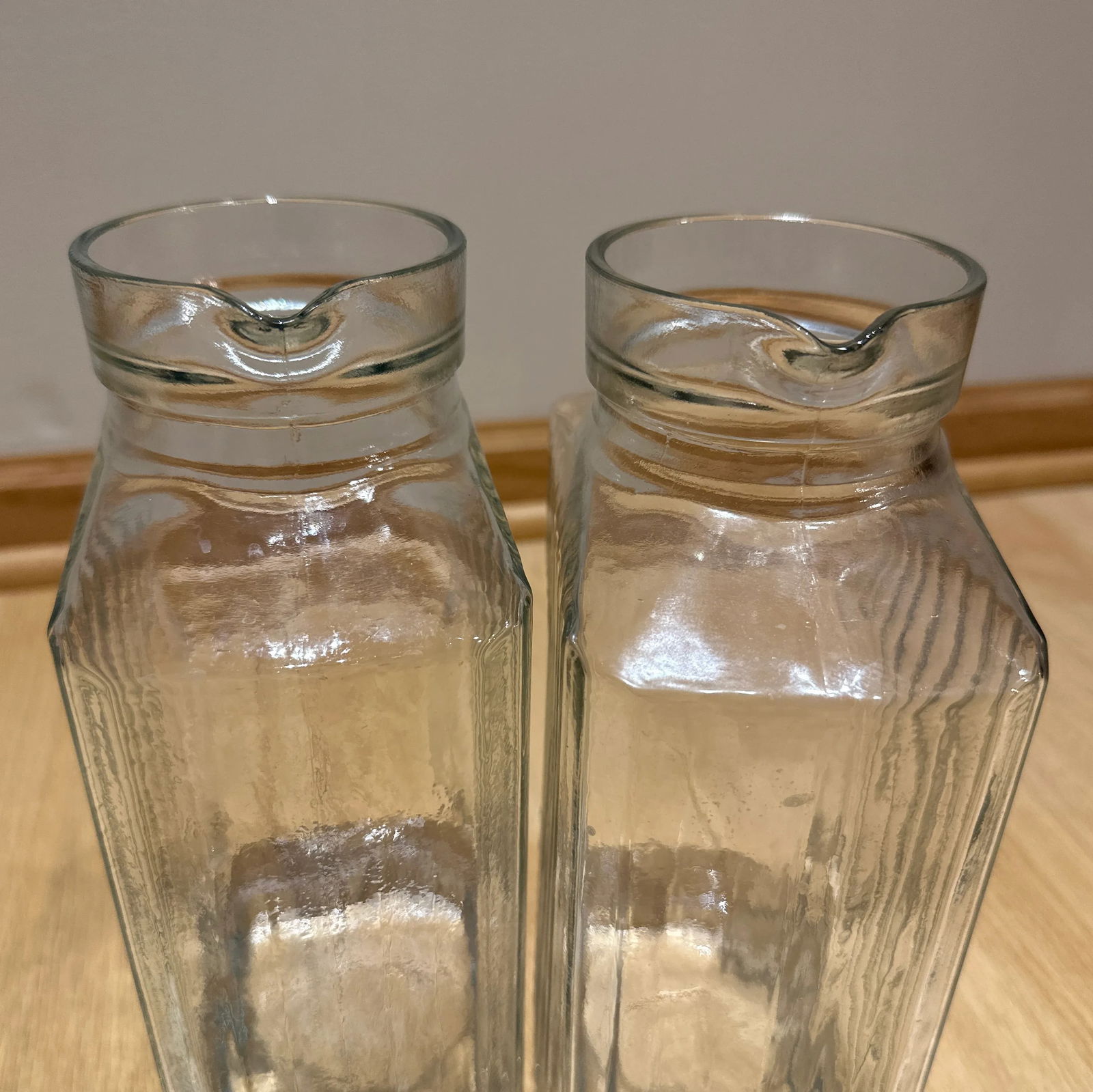 Vintage Anchor Hocking Refrigerator Glass Storage Jug Bottles- a Pair - 10