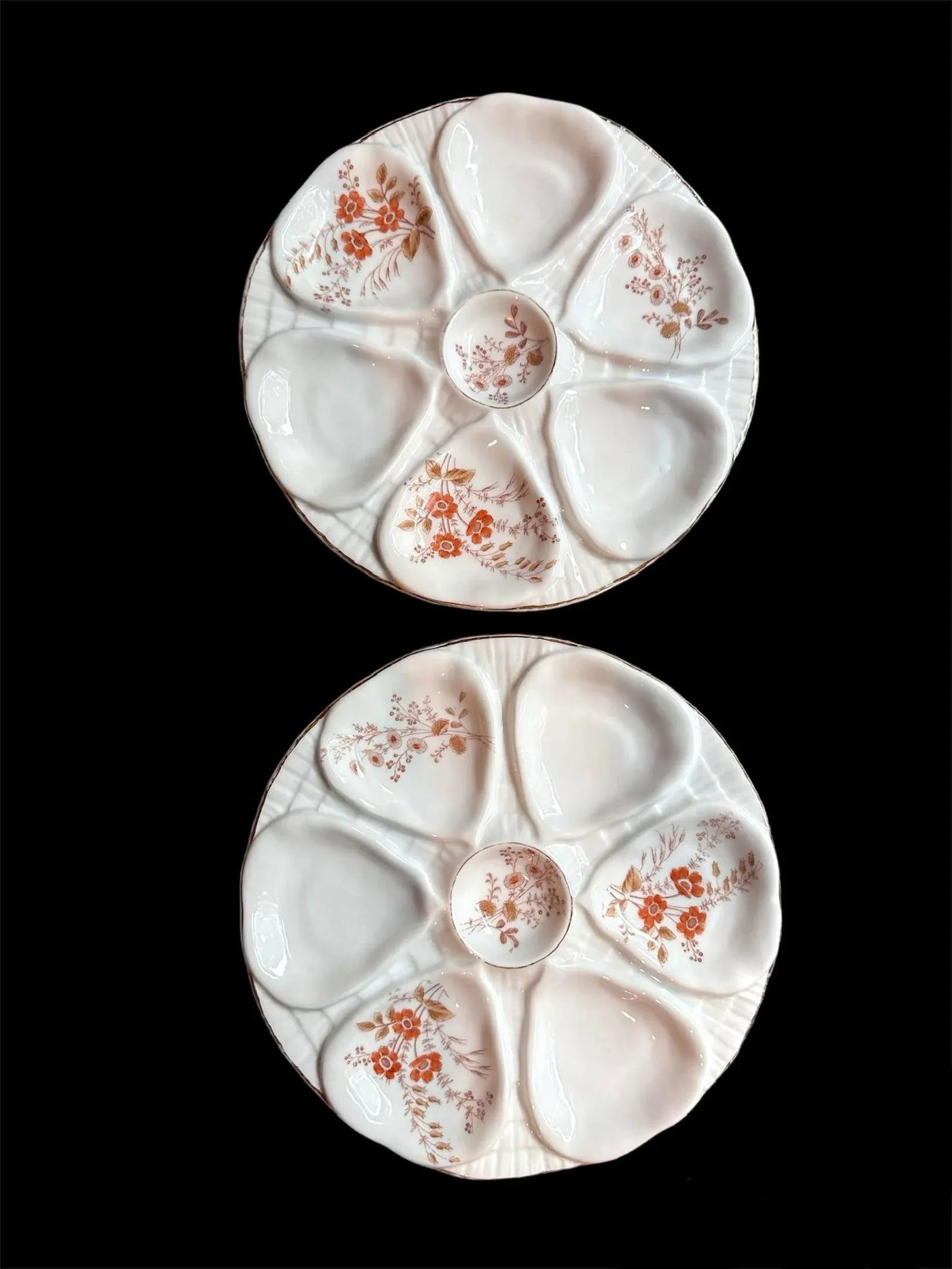 Vintage Oyster Plates 1940's Austria- A Pair - 10