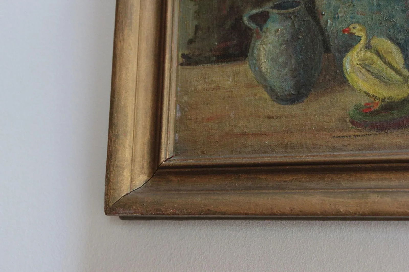 Elaine Plishker Auchmoody Still Life With Duck Oil on Canvas - 10