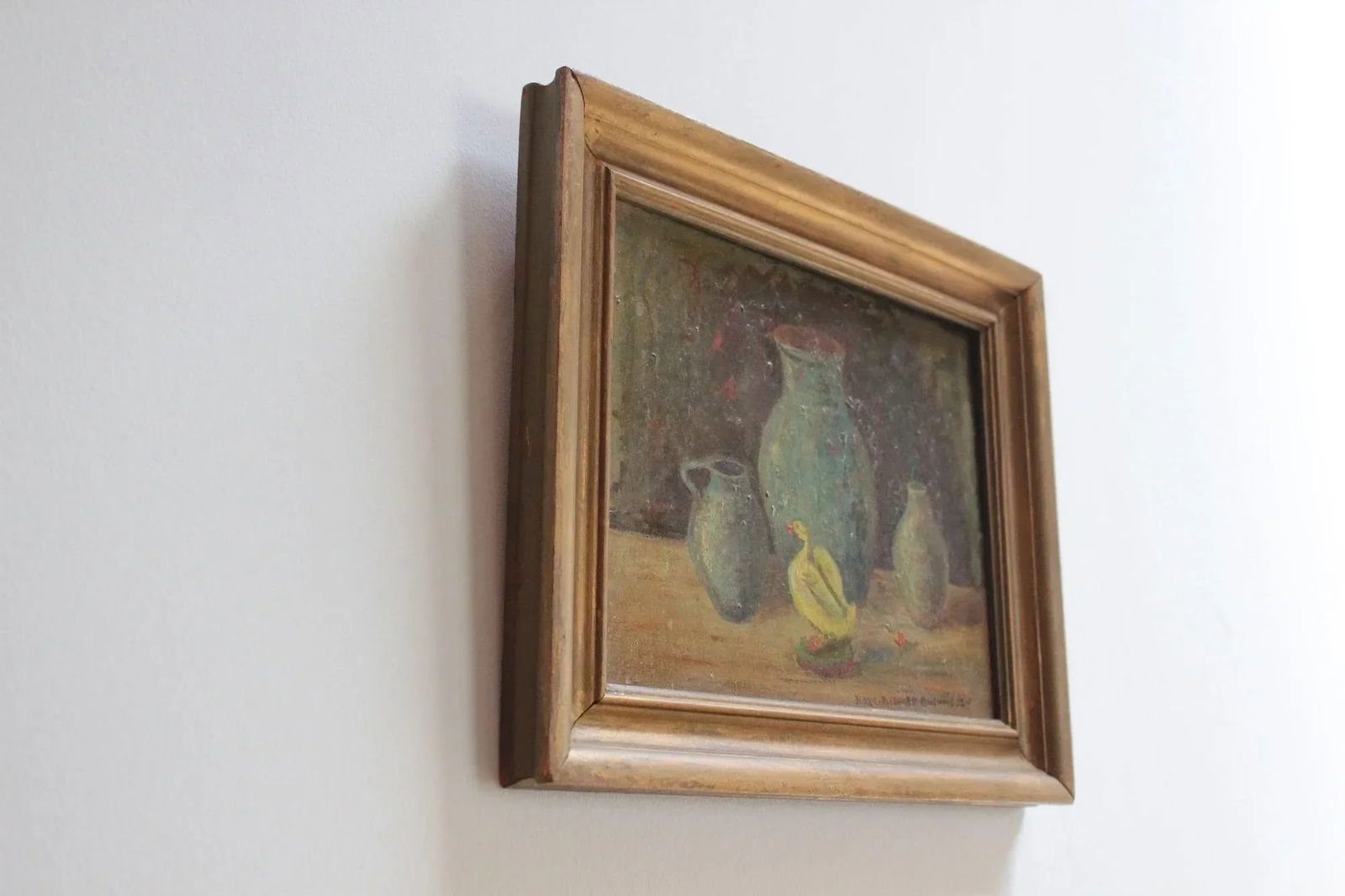 Elaine Plishker Auchmoody Still Life With Duck Oil on Canvas - 3