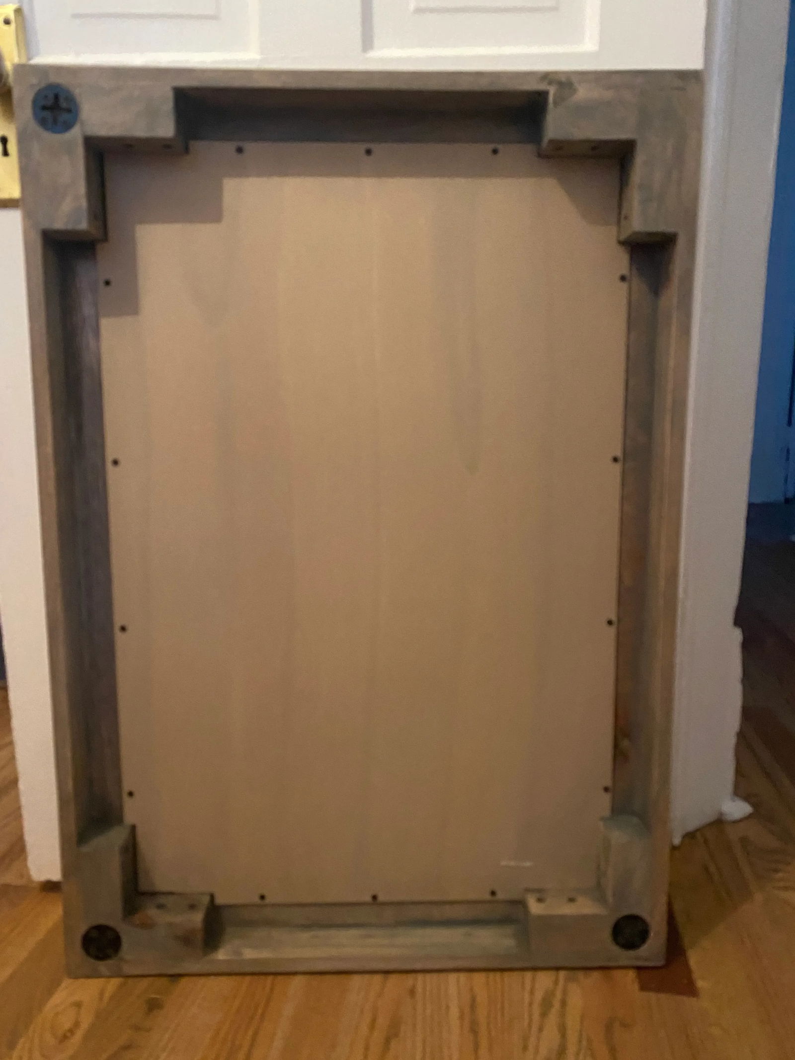 Contemporary West Elm Parsons Bone Inlay Wall Mirror - 6