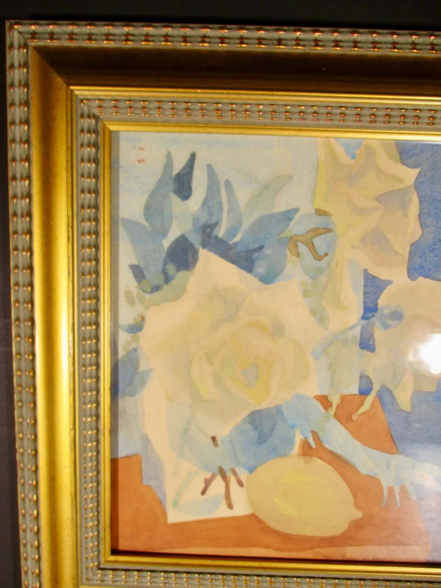 Floral Watercolor Still-Life by Tranerman Circa 1980s - 5