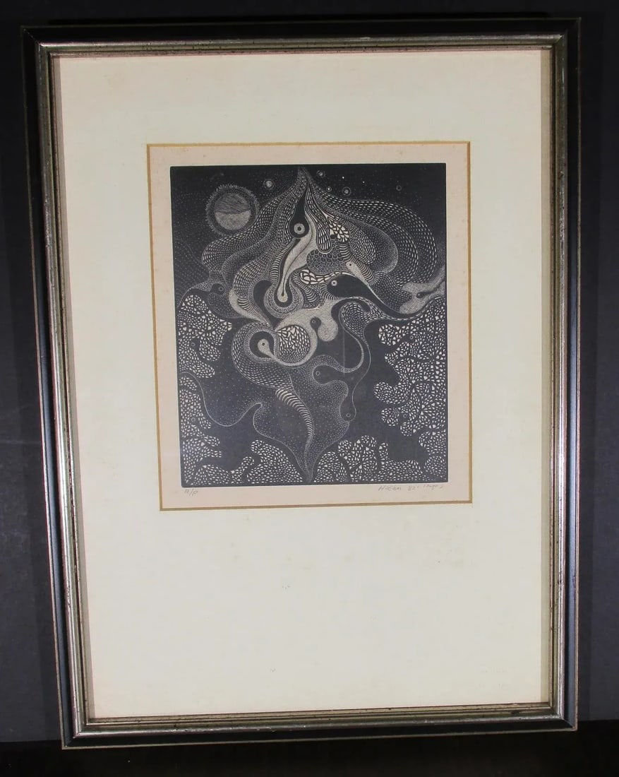 Etching Artist Proof Dated 1982 by Hoehn - 2