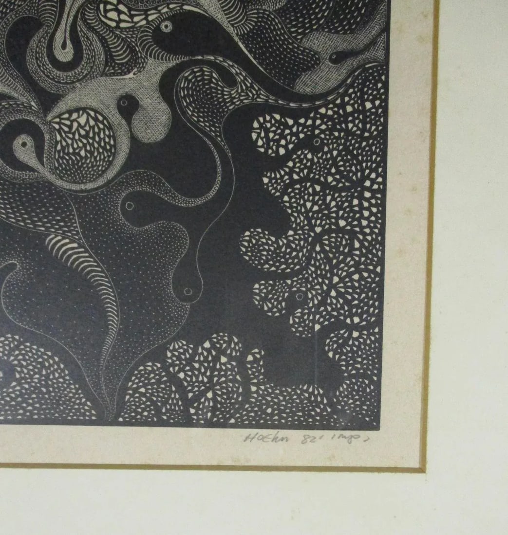 Etching Artist Proof Dated 1982 by Hoehn - 4