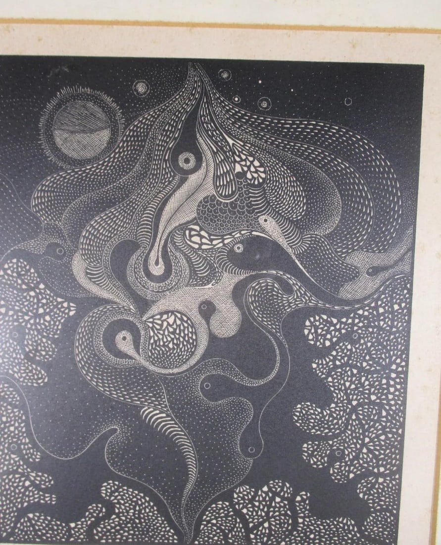 Etching Artist Proof Dated 1982 by Hoehn - 5