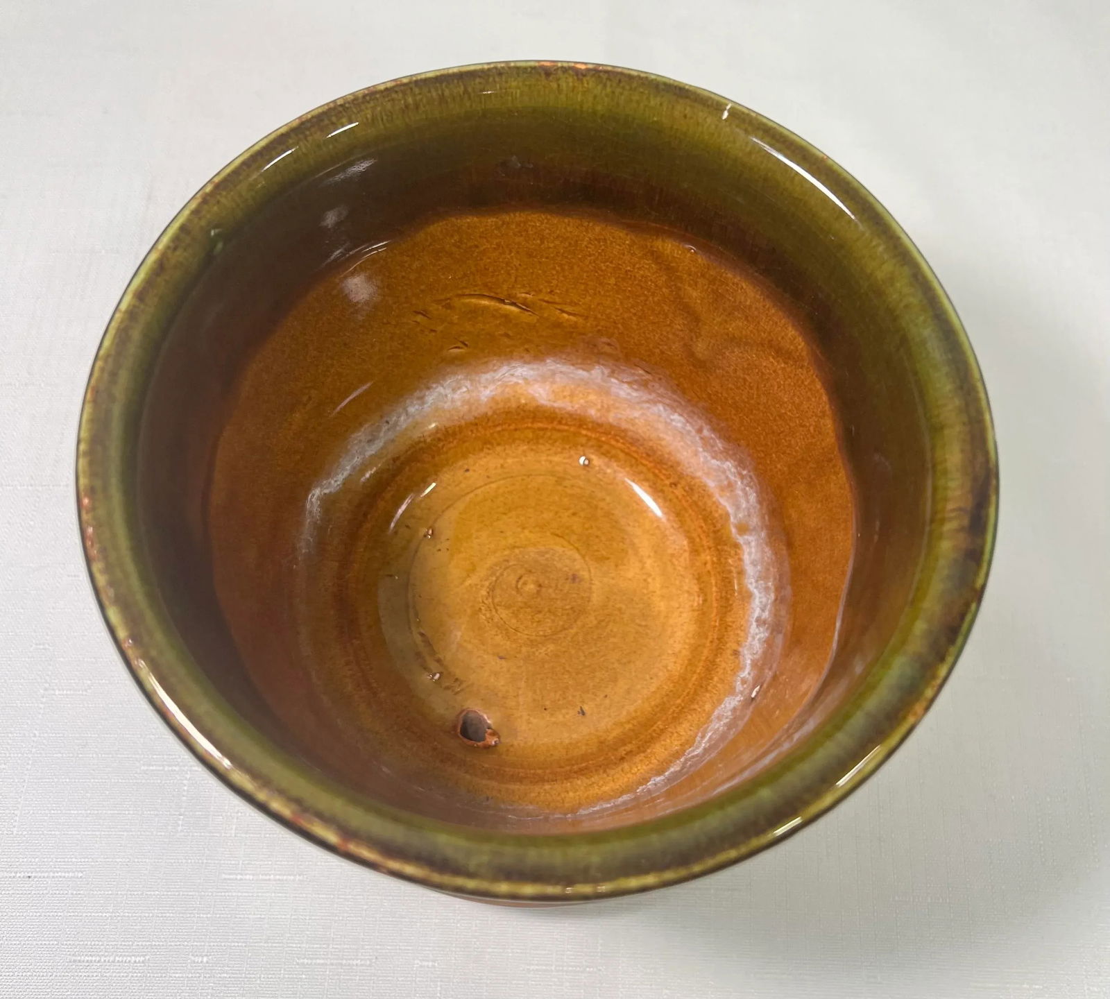 Vintage McCoy Pottery Drip Glazed Faux Bamboo Planter - 3