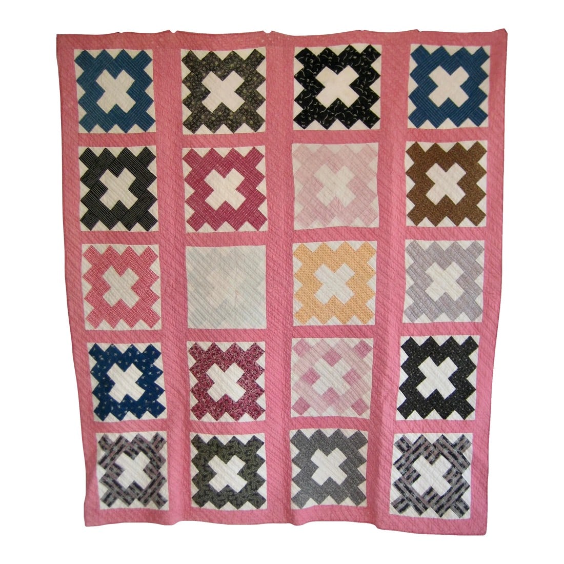 Antique Amish American Check Quilt (1 of 12)