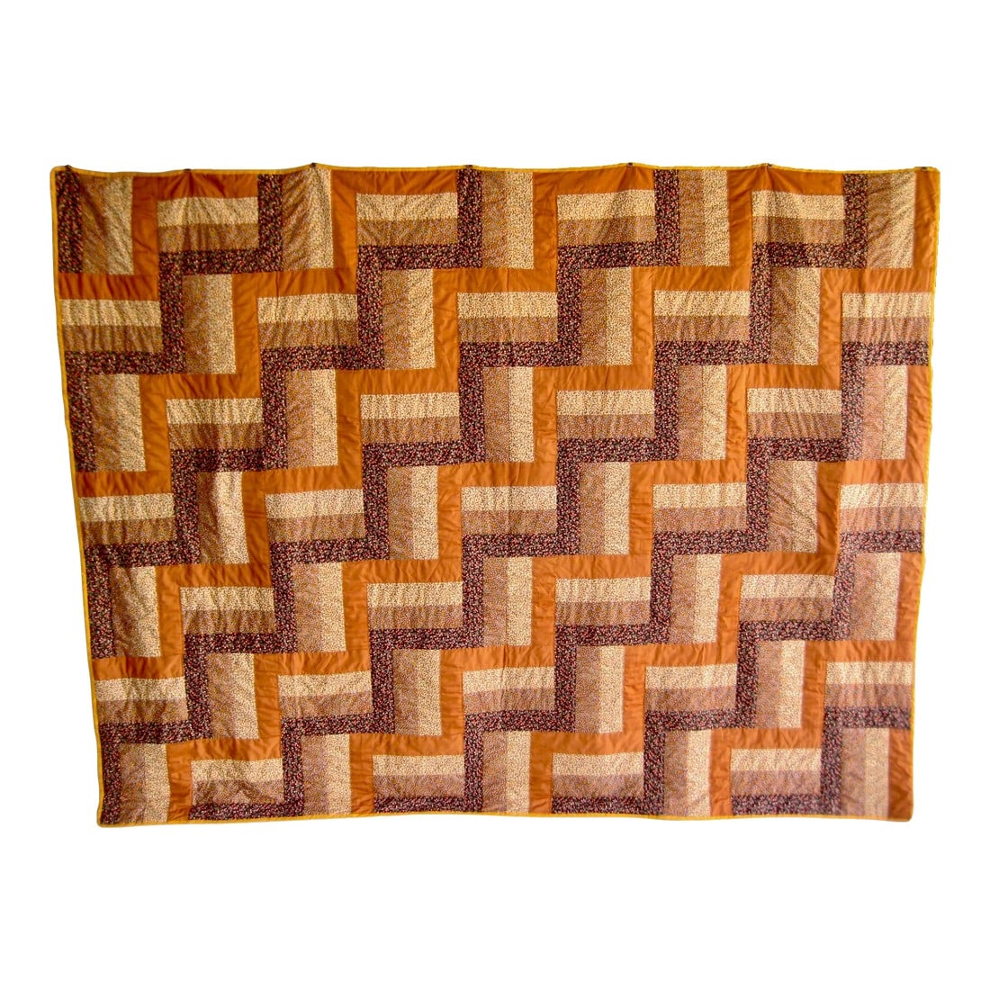 American Amish Mid Century Quilt Thanksgiving Colors (1 of 8)