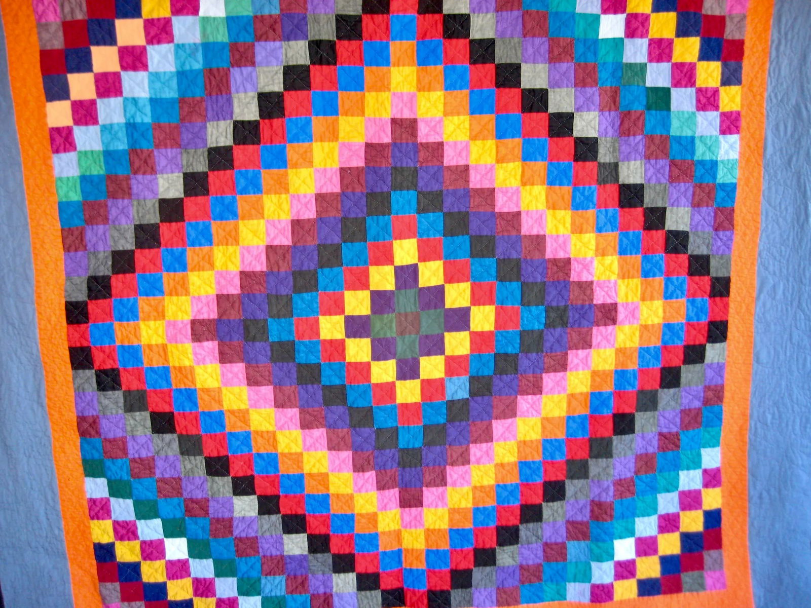 Mid -Century Amish Quilt - 2