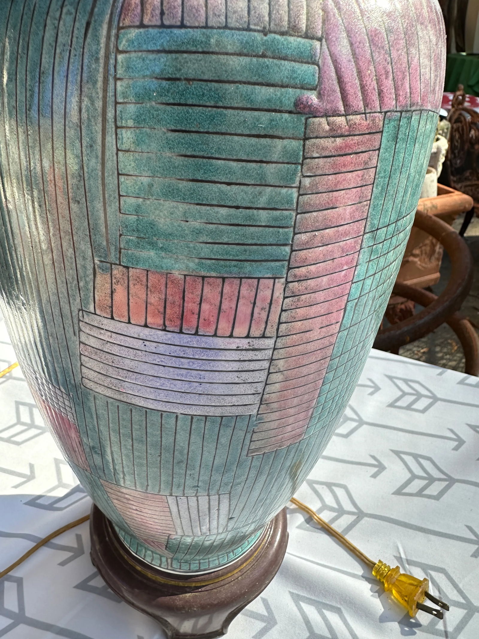 1980s Ceramic Table Lamp - 2