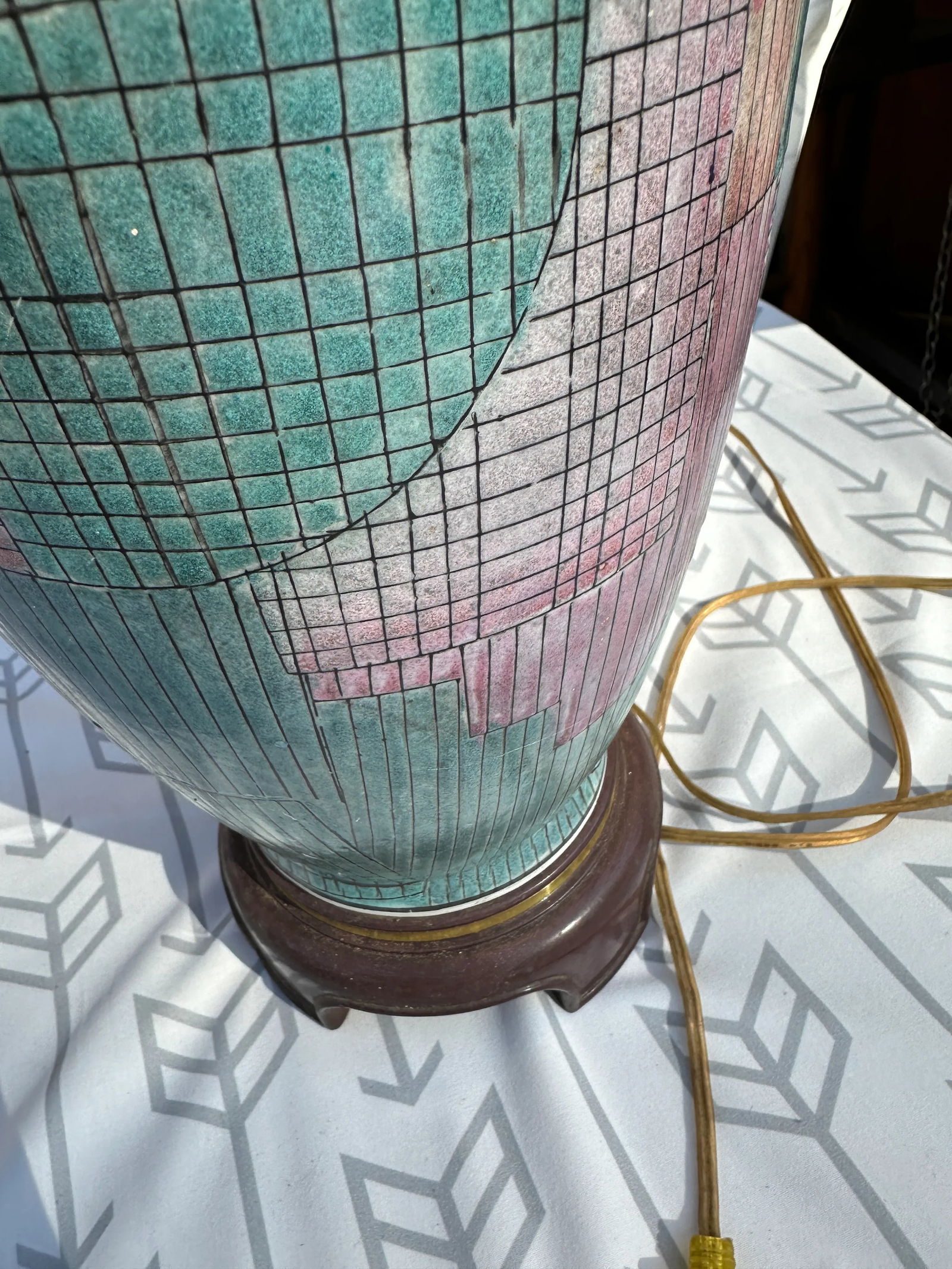 1980s Ceramic Table Lamp - 8